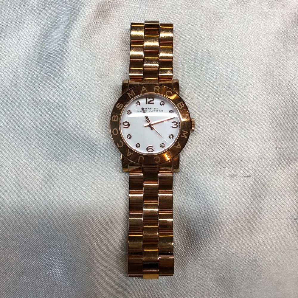 MARC JACOBS White Dial Rose Gold-Tone Ladies Watch - Picture 7 of 7